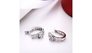 Серьги - Серебряные серьги Around