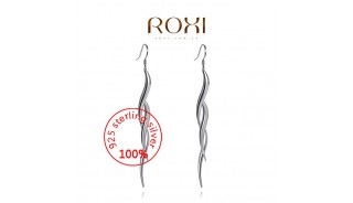 Серебряные серьги - Серебряные серьги Slim