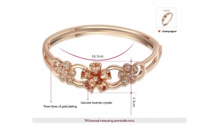 Браслеты - Позолоченный браслет Flower