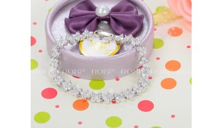 Браслеты - Позолоченный браслет Crystal Line