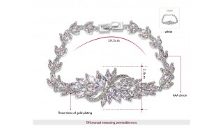 Браслеты - Позолоченный браслет Blooming Lotus