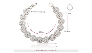 Браслеты - Позолоченный браслет Bellissimo