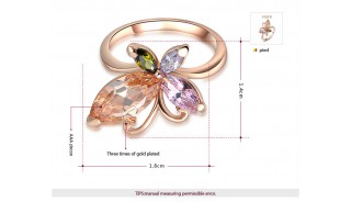 Кольца - Позолоченное кольцо Wings