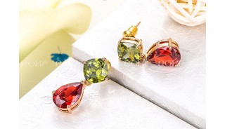 Серьги - Позолоченные серьги Shiny