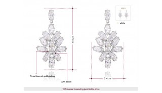 Серьги - Позолоченные серьги Moonstone