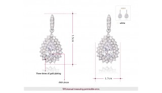 Серьги - Позолоченные серьги Selene