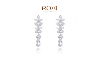 Серьги - Позолоченные серьги Moon Flowers