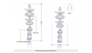 Серьги - Позолоченные серьги Moon Flowers