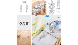 Серьги - Позолоченные серьги Moon Flowers