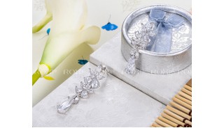 Серьги - Позолоченные серьги Moon Flowers