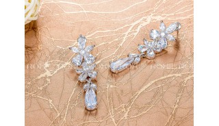 Серьги - Позолоченные серьги Moon Flowers