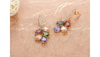 Серьги - Позолоченные серьги Shine of Fairy