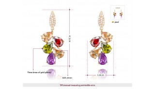 Серьги - Позолоченные серьги Shine of Fairy