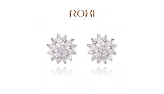 Серьги - Позолоченные серьги Sky Flower