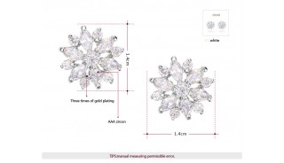 Серьги - Позолоченные серьги Sky Flower