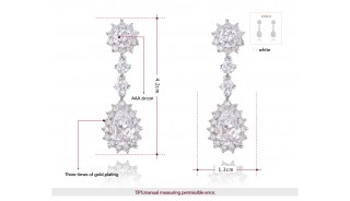Серьги - Позолоченные серьги Ornament