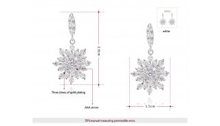 Серьги - Позолоченные серьги Cosmo