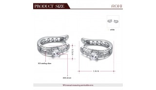 Серьги - Серебряные серьги Around