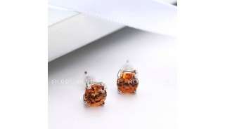 Серьги - Серебряные серьги Beige