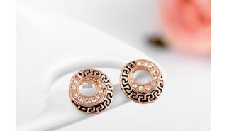 Позолоченные серьги - Позолоченные серьги Black Gold