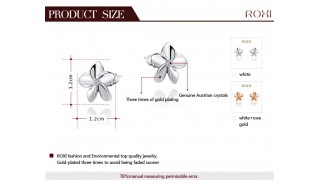 Позолоченные серьги - Позолоченные серьги Blossom