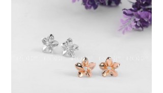 Позолоченные серьги - Позолоченные серьги Blossom