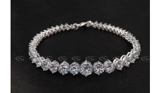 Браслеты - Позолоченный браслет Glamour Shine