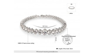 Браслеты - Позолоченный браслет Glamour Shine