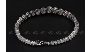 Браслеты - Позолоченный браслет Glamour Shine