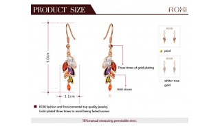 Позолоченные серьги - Позолоченные серьги Color Shine