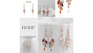 Позолоченные серьги - Позолоченные серьги Color Shine