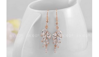 Позолоченные серьги - Позолоченные серьги Color Shine