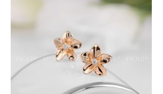 Позолоченные серьги - Позолоченные серьги Blossom