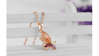 Ожерелья - Позолоченное ожерелье Fly