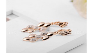 Позолоченные серьги - Позолоченные серьги Gold Shine