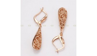 Позолоченные серьги - Позолоченные серьги Grace