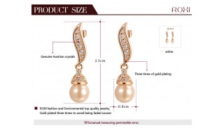 Позолоченные серьги - Позолоченные серьги Pearl