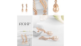 Позолоченные серьги - Позолоченные серьги Pearl