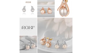 Позолоченные серьги - Позолоченные серьги Pearl one