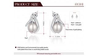 Позолоченные серьги - Позолоченные серьги Pearl one