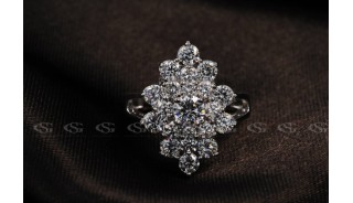 Кольца - Позолоченное кольцо Diamond