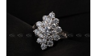 Кольца - Позолоченное кольцо Diamond