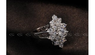 Кольца - Позолоченное кольцо Diamond