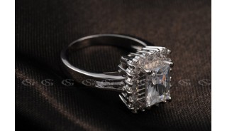 Кольца - Позолоченное кольцо Foursquare