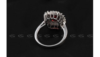 Кольца - Позолоченное кольцо Red Stone