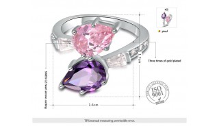 Кольца - Позолоченное кольцо Foliage