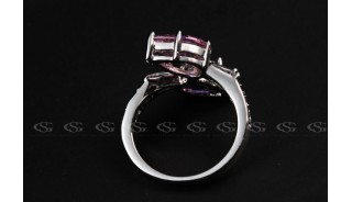 Кольца - Позолоченное кольцо Foliage