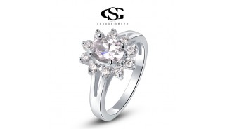 Кольца - Позолоченное кольцо Space