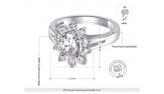 Кольца - Позолоченное кольцо Space