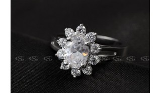 Кольца - Позолоченное кольцо Space